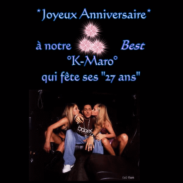 Joyeux Anniversaire à Cyril !